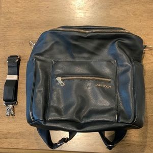 Fawn Design Leather Diaper Bag